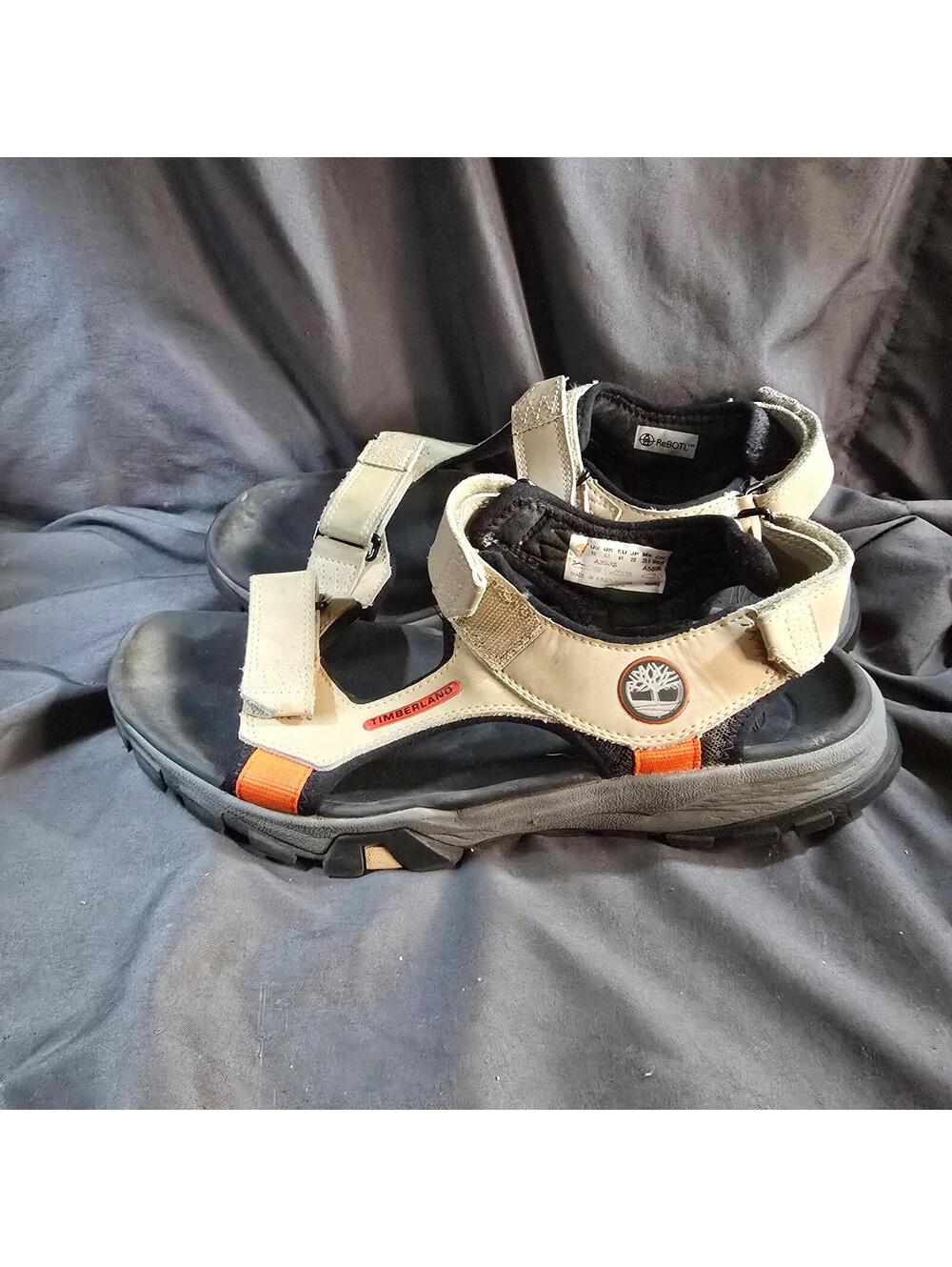 Timberland Garrison Trail 2-Strap Sandal Beige Light Taupe Mens Size 10